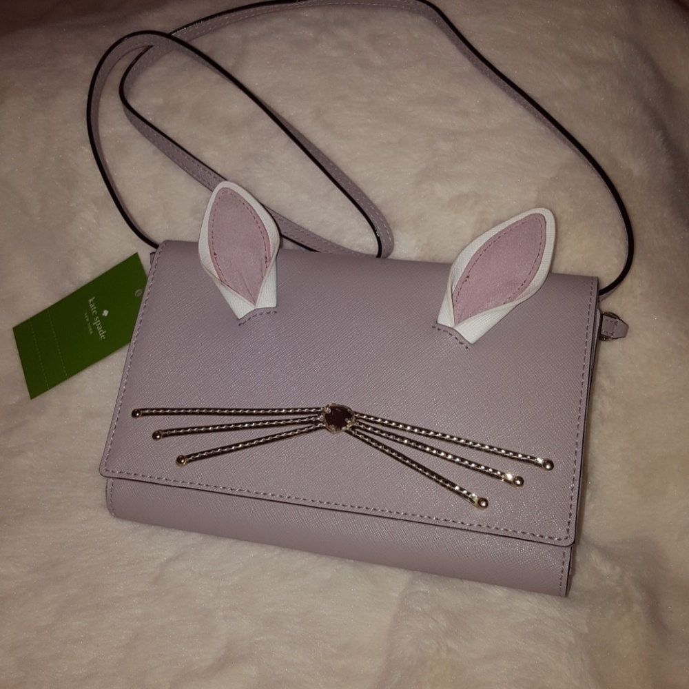 Kate Spade Rabbit Winni crossbody/clutch - Picture 1 of 7